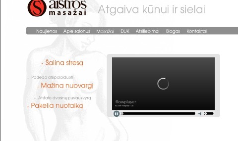 Aistros masažai
