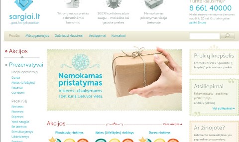 Sargiai.lt - prezervatyvai ir lubrikantai