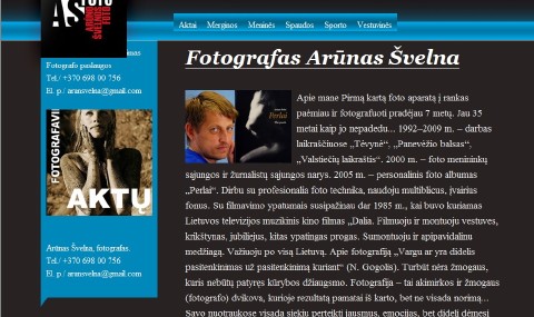 Fotografas Arūnas Švelna
