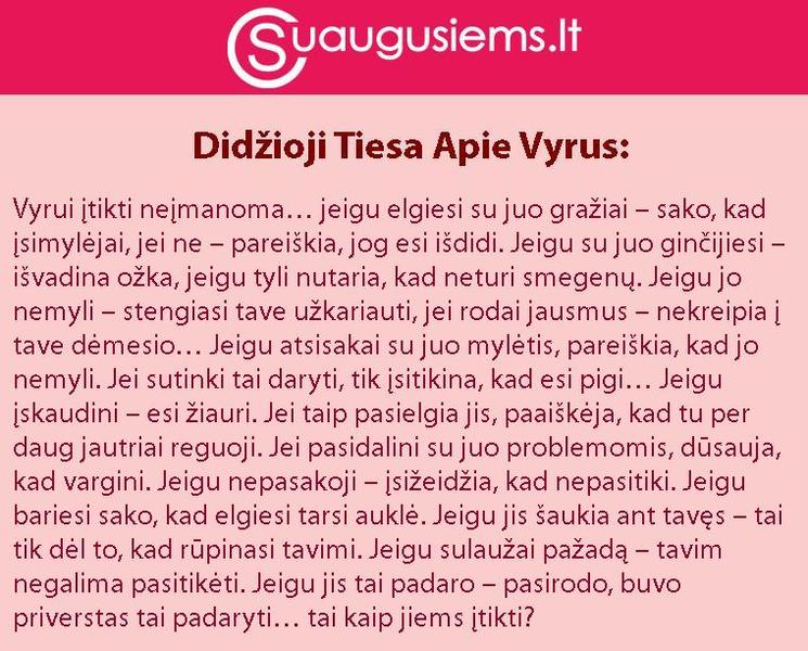 Didžioji tiesa apie vyrus