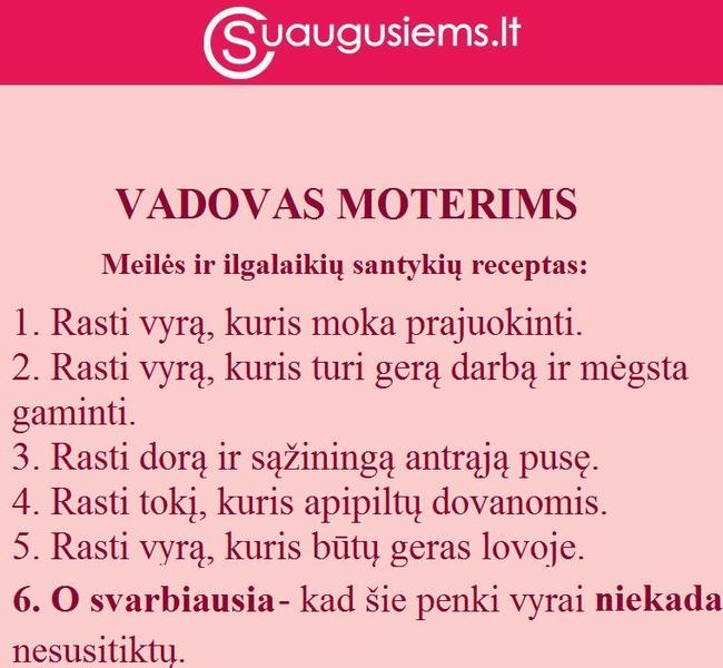 Vadovas moterims