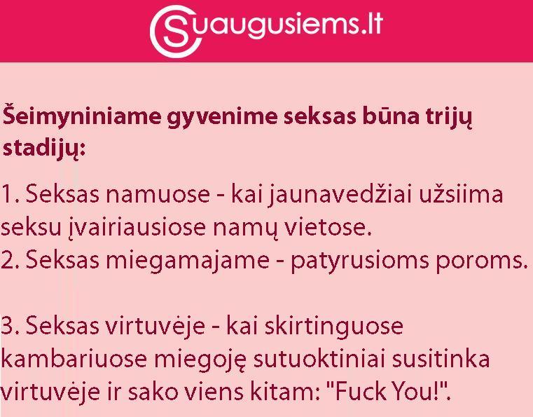 Seksas šeimyniniame gyvenime