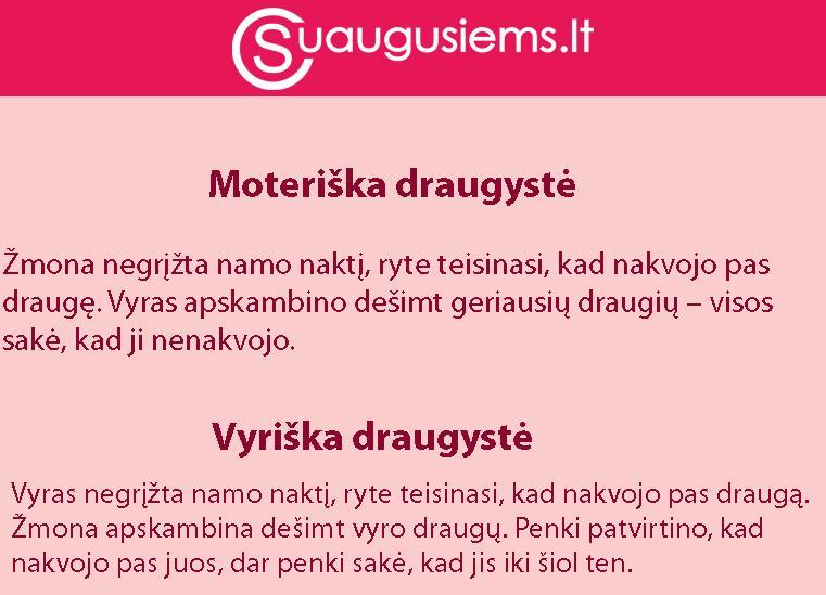 Vyriška ir moteriška draugystė