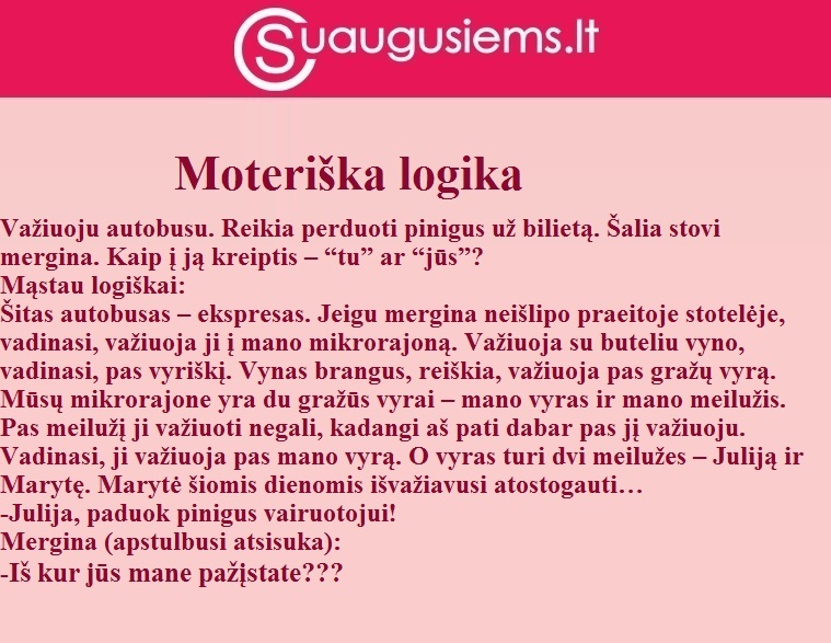 Moterų logika