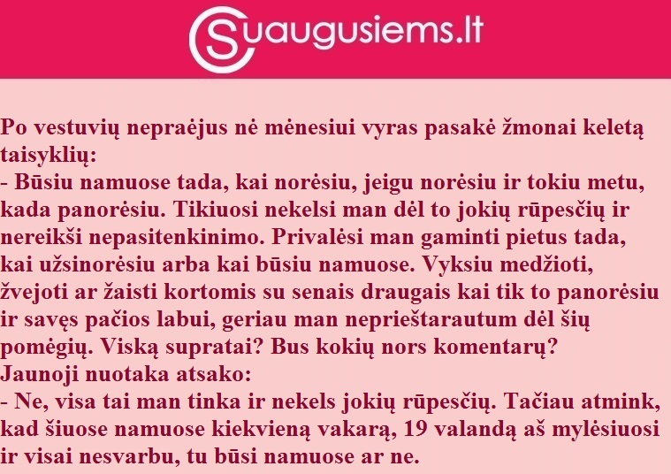 Po vestuvių
