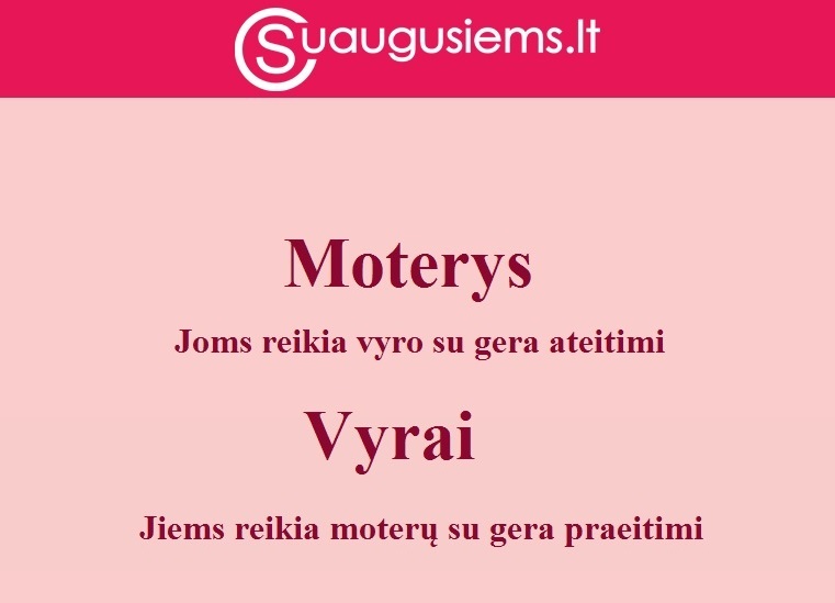 Vyrai ir moterys