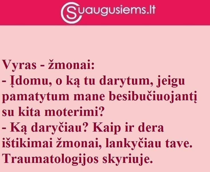 Klausimas žmonai