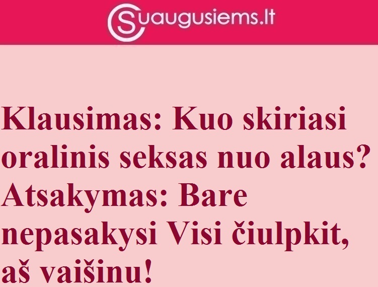 Oralinis seksas ir alus