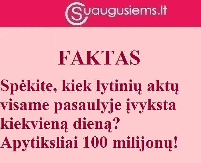 Įdomus faktas