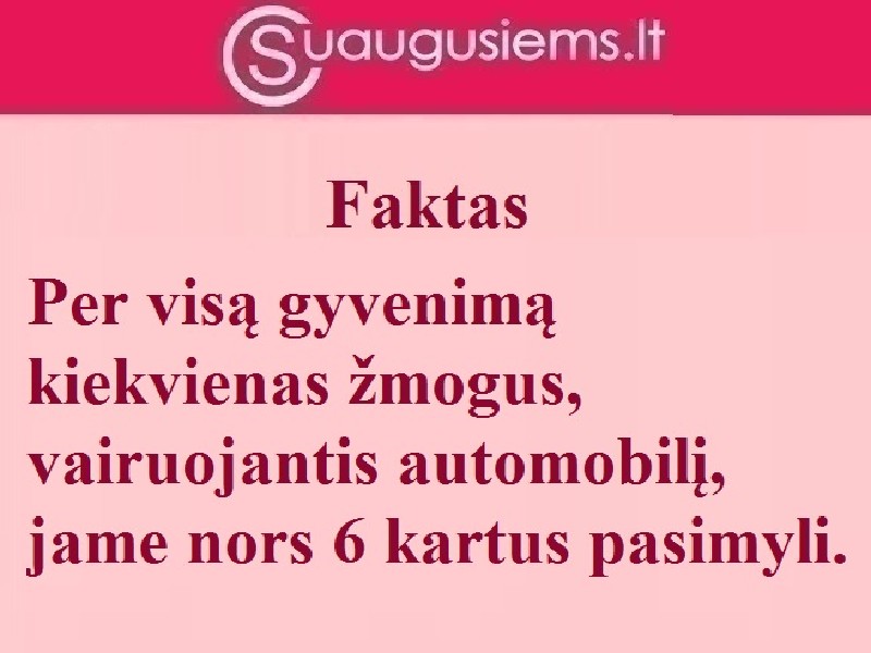 Faktas apie seksą