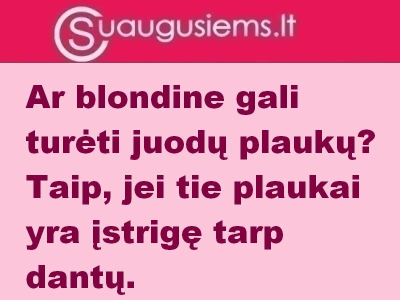 Blondinės