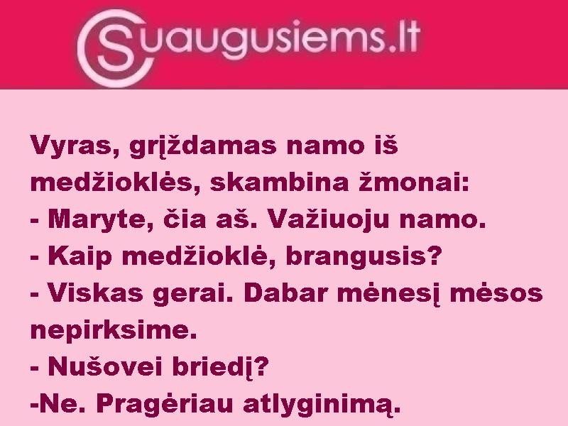 Medžioklės ypatumai