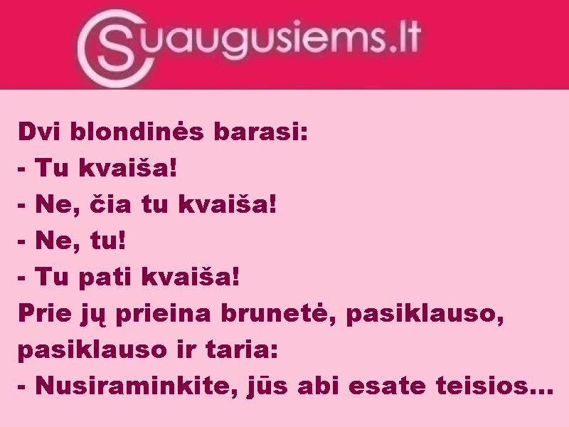 Blondinės