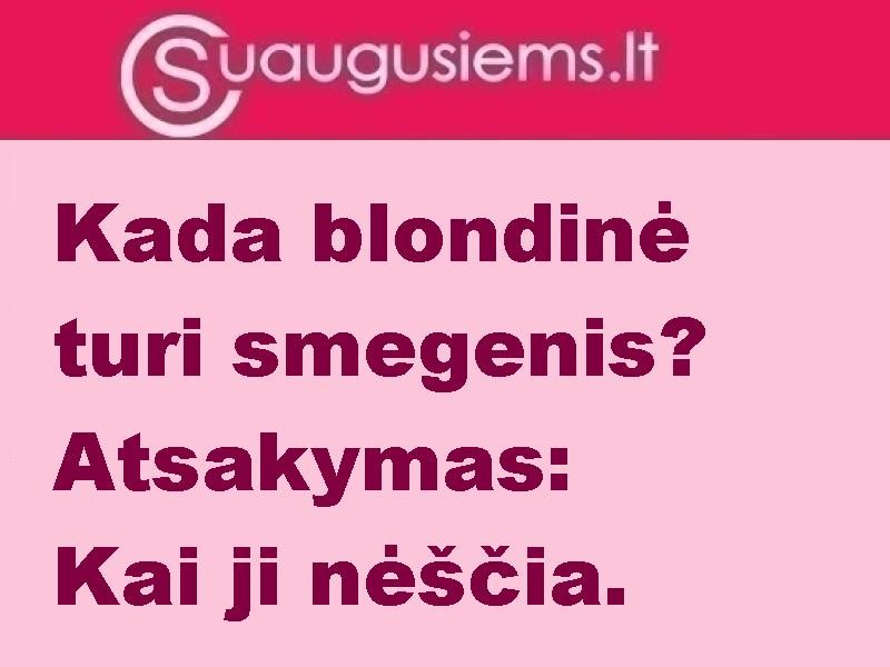 Blondinė