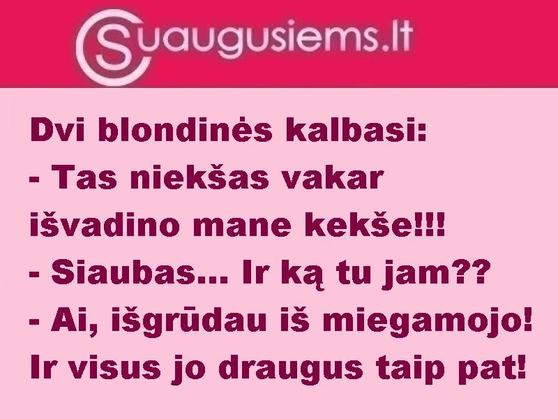 Blondinės