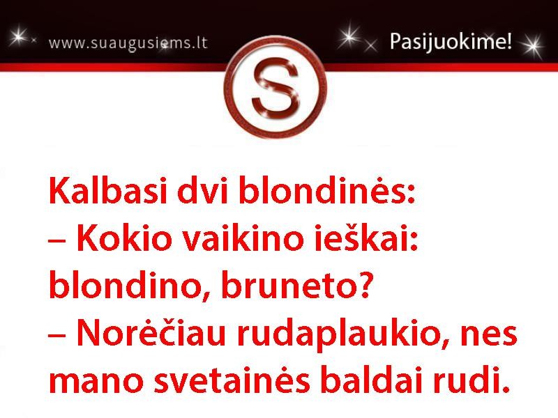 Blondinės