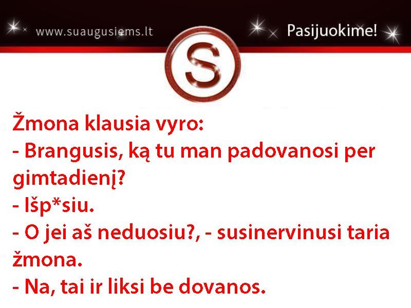 Dovana žmonai