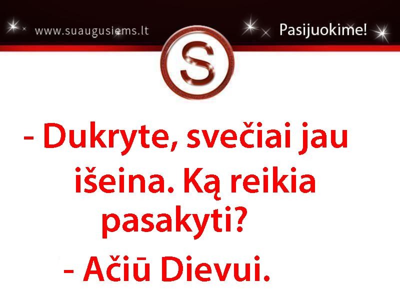 Svečiai