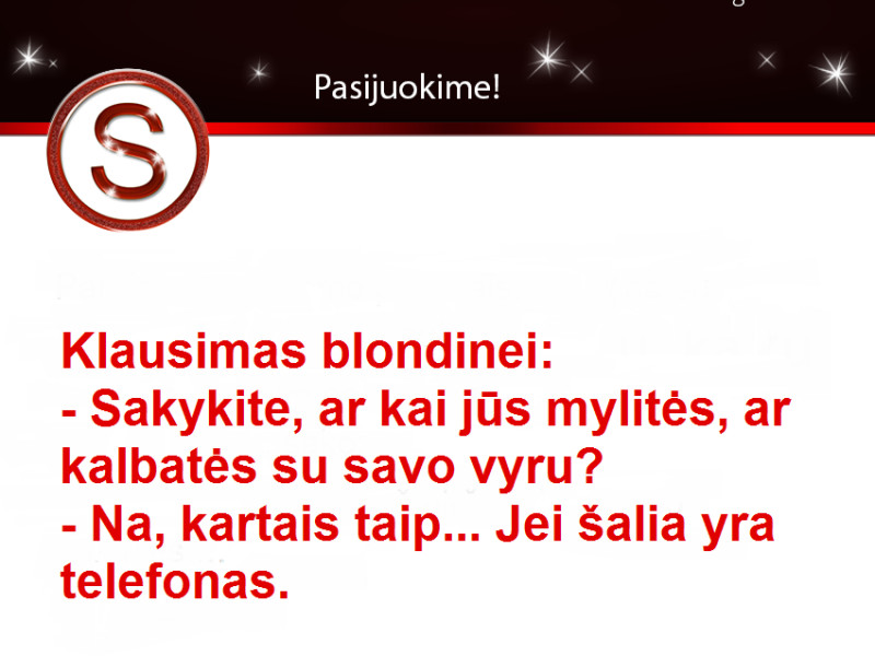 Blondinė