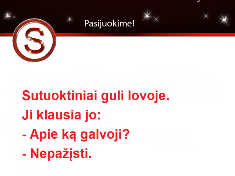 Sutuoktiniai lovoje