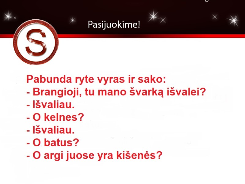 Kišenės išvalytos...