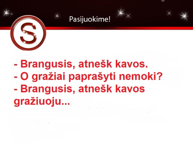 Atnešk kavos