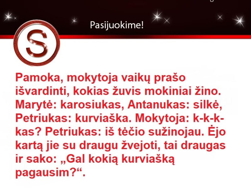 Žuvys žuvelės