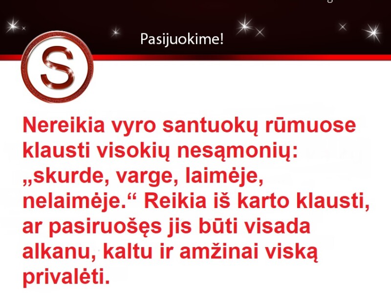 Klausimai santuokų rūmuose