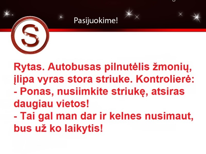 Rytas autobuse