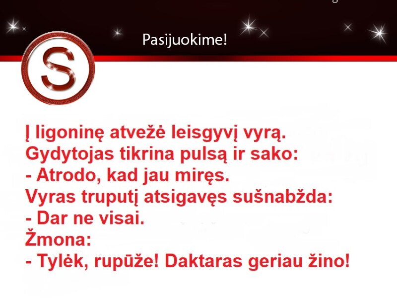 Daktaras geriau žino