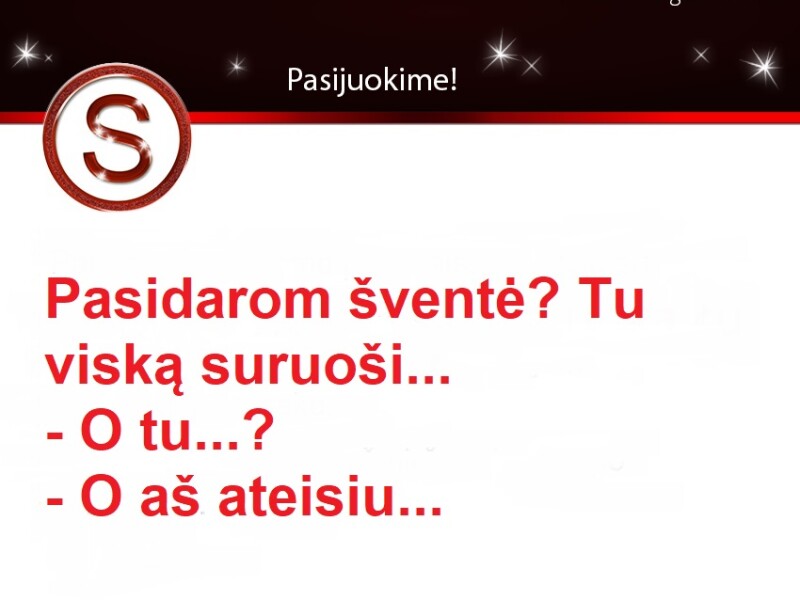 Pasidarom šventę