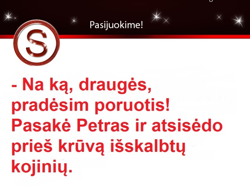 Petras ir kojinės